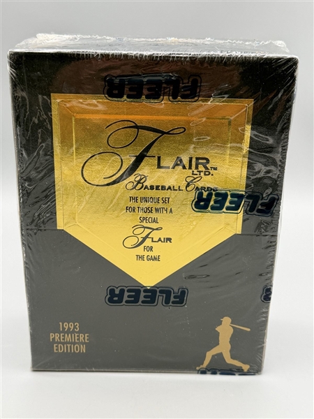 1993 Flair Limited Baseball Cards Premier Edition Factory Sealed