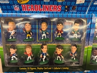 Large Group NFL Headliners Figurines Sealed New on Card
