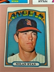(11) Nolan Ryan Baseball Cards; 1972 Topps #595