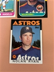(11) Nolan Ryan Baseball Cards; 1972 Topps #595
