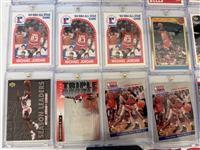 Large Group of Michael Jordan Memorabilia Including (50) Cards, Magazines, Cologne