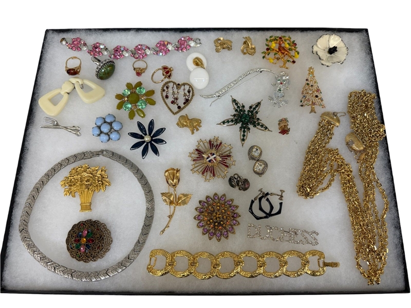 Group of Costume Jewelry Some Signed