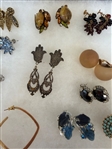 (30) Pairs of Costume Earrings: Faberge, Hollycraft, Others