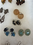 (30) Pairs of Costume Earrings: Faberge, Hollycraft, Others