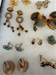 (30) Pairs of Costume Earrings: Faberge, Hollycraft, Others