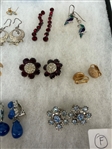 (34) Pairs Vintage Costume Earrings Egyptian revival, Cameos, Copper, Others