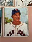 (6) 1950's Bowman, Topps Baseball Cards; With Autographed Minnie Minoso