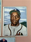 (6) 1950's Bowman, Topps Baseball Cards; With Autographed Minnie Minoso