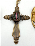 (3) Fancy Chunky Statement Costume Necklaces