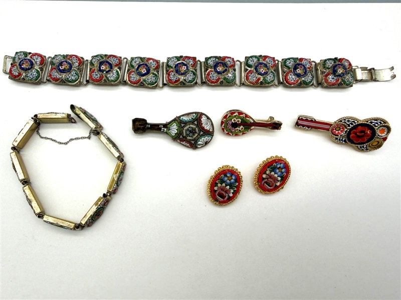Group of Micro Mosaic Jewelry