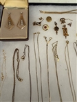 Large Tray of Gold Filled Jewelry