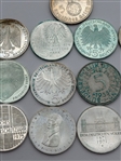 (13) German Reichmarks From .625 to .900 Silver