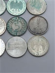 (13) German Reichmarks From .625 to .900 Silver