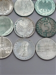 (13) German Reichmarks From .625 to .900 Silver