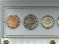 (2) 1936 Uncirculated U.S. Coin Sets, (3) 1987 Proof U.S. Coin Sets