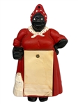 (2) Cast Iron Door Stops, (1) Note Hanger Black Americana