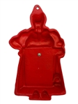 (2) Cast Iron Door Stops, (1) Note Hanger Black Americana