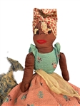 (9) Black Americana Hand Made Dolls