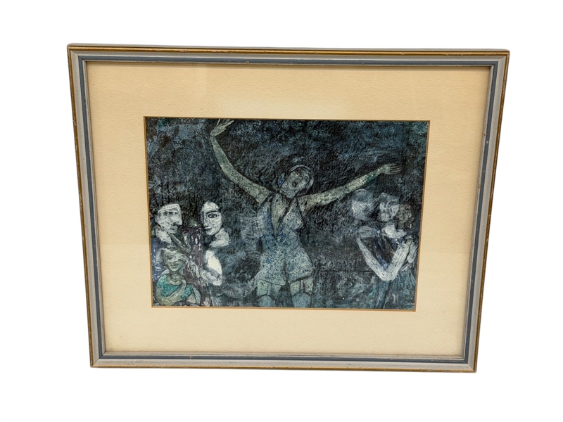 Batik Artwork Framed Signed Craver