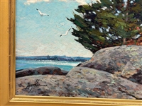 John Loughlin Oil on Canvas Otter Point, Acadia