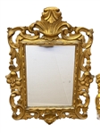 Pair of Gesso Framed Mirrors