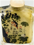 Hand Painted Glass Snuff Bottle