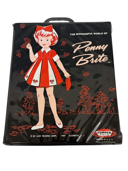 The Wonderful World of Penny Brite 1964 Doll, Case, Accessories