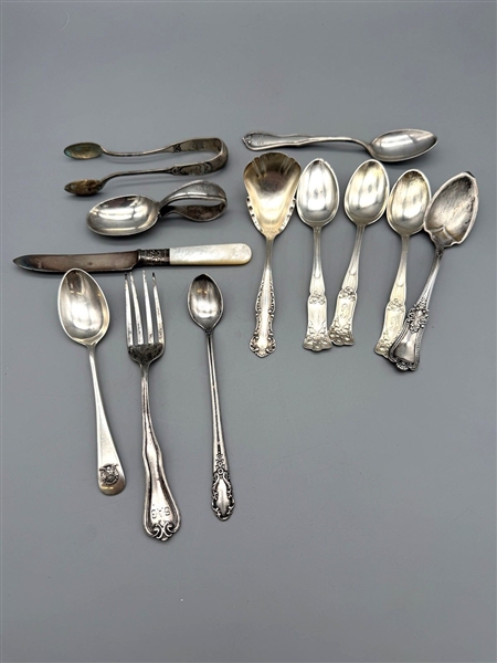 Group of Sterling Silver Flatware Pieces