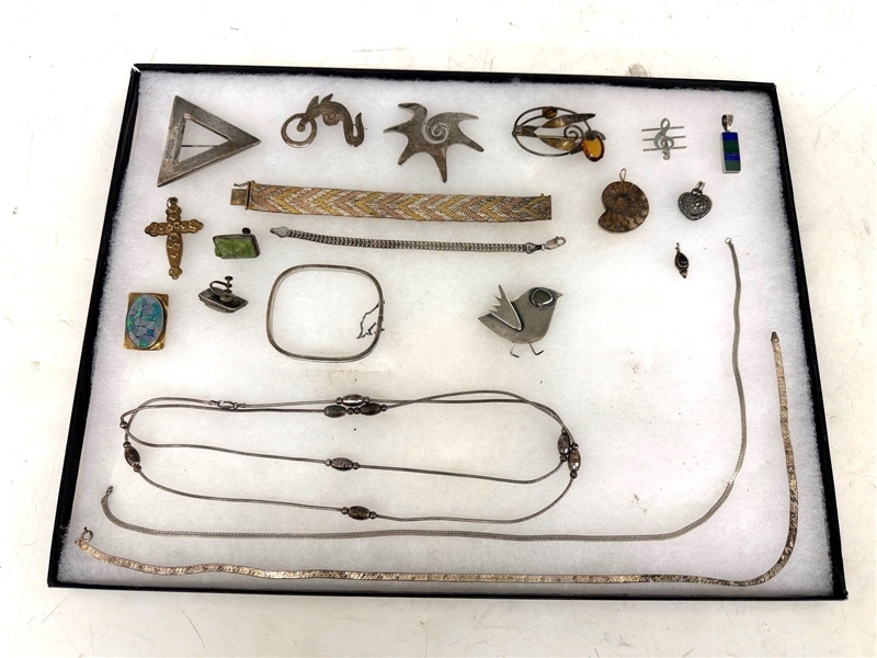 Group of Sterling Silver Jewelry