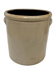 2 Gallon Bee Sting Salt Glaze Crock Cobalt Decoration