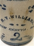R.T. Williams 1890's 2 Gallon Stoneware Crock
