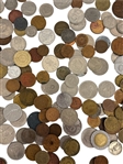 (619) Large Group of Foreign Coins Late 19th Century to 1970's