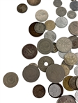 (619) Large Group of Foreign Coins Late 19th Century to 1970's