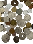 (619) Large Group of Foreign Coins Late 19th Century to 1970's