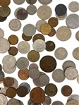 (619) Large Group of Foreign Coins Late 19th Century to 1970's