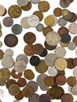 (619) Large Group of Foreign Coins Late 19th Century to 1970's