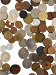 (619) Large Group of Foreign Coins Late 19th Century to 1970's