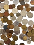 (619) Large Group of Foreign Coins Late 19th Century to 1970's