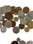 (619) Large Group of Foreign Coins Late 19th Century to 1970's