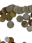 (619) Large Group of Foreign Coins Late 19th Century to 1970's