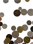 (619) Large Group of Foreign Coins Late 19th Century to 1970's