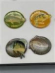 Complete Run of Fish Ohio Pins From 1980-2014