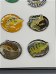 Complete Run of Fish Ohio Pins From 1980-2014