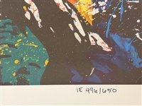 KAT Limited Edition Lithograph Jimi Hendrix 496/650