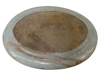 Chinese Export Rose Medallion Saltglaze Oval Plate