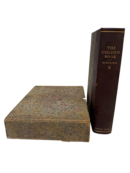 "The Golden Book" First Edition Signed by Author 165/220 1927 Douglas McMurtie With Slipcase