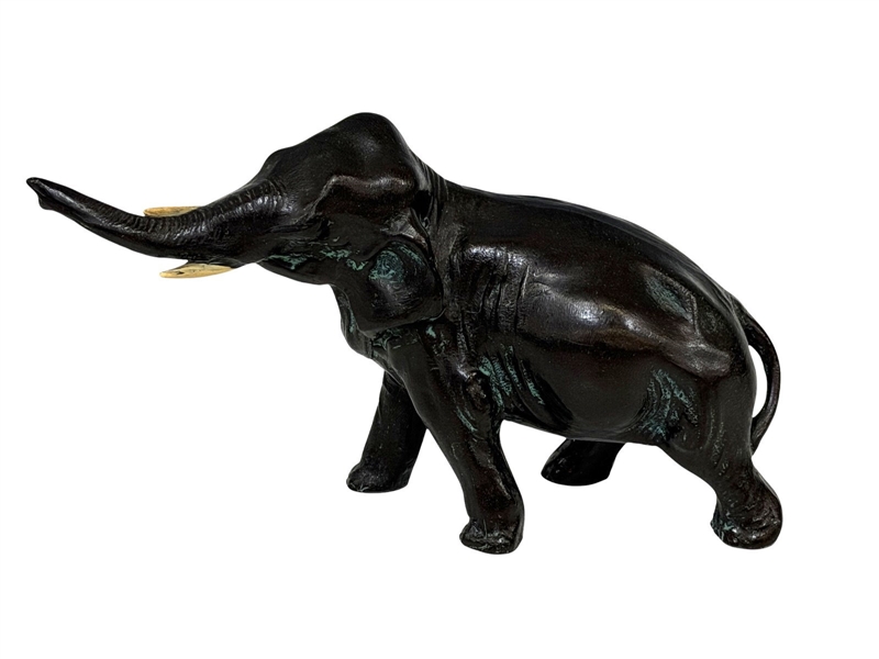 Bronze Elephant Figure