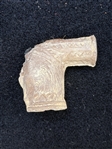 Group of Clay Trade Pipes and Flint With Face Effigy