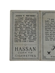 1912 T202 Hassan Triple Folder #124 Meyers and Crandall