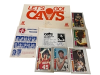 Group of Basketball Memorabilia: Autographs, 76-77 Topps Cards